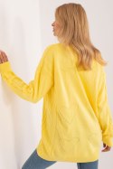 Sweter Damski Model BA-SW-12055.14X Yellow - Badu Badu Sweter Damski Model BA-SW-12055.14X Yellow - Badu Badu