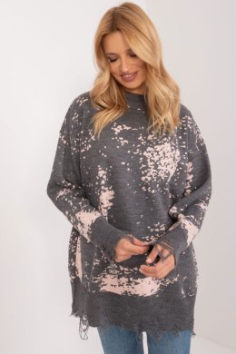 Sweter Damski Model BA-SW-14106.94 Dark Grey - Badu Badu