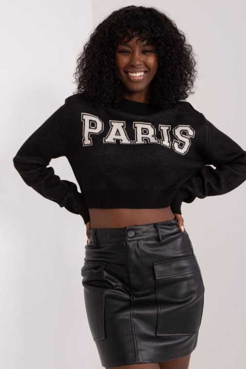 Sweter Damski Model BA-SW-1489.24 Black - Badu Badu Sweter Damski Model BA-SW-1489.24 Black - Badu Badu