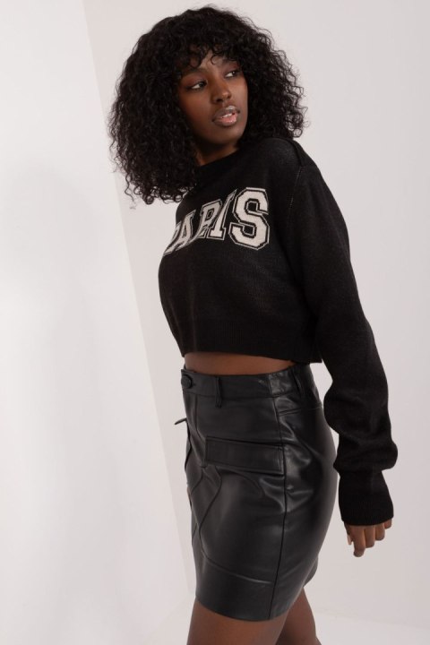 Sweter Damski Model BA-SW-1489.24 Black - Badu Badu Sweter Damski Model BA-SW-1489.24 Black - Badu Badu