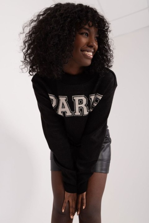 Sweter Damski Model BA-SW-1489.24 Black - Badu Badu Sweter Damski Model BA-SW-1489.24 Black - Badu Badu