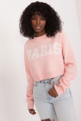Sweter Damski Model BA-SW-1489.24 Light Pink - Badu Badu