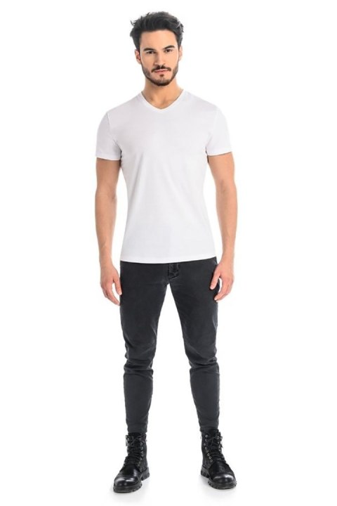 T-shirt Męski Model Dany V 1503 White - Teyli Teyli T-shirt Męski Model Dany V 1503 White - Teyli Teyli