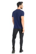 T-shirt Męski Model Luca 1502 Blue - Teyli Teyli T-shirt Męski Model Luca 1502 Blue - Teyli Teyli