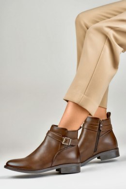 Botki Model CH2225BR Beige/Brown - PRIMO PRIMO