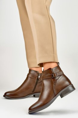 Botki Model CH2225BR Beige/Brown - PRIMO PRIMO