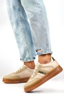 Buty Sportowe Model A185BE Beige - PRIMO PRIMO Buty Sportowe Model A185BE Beige - PRIMO PRIMO