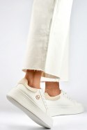 Buty Sportowe Model TL249-9-8W/BE White - PRIMO PRIMO Buty Sportowe Model TL249-9-8W/BE White - PRIMO PRIMO