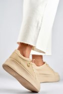 Buty Sportowe Model TL251-10L/BE Beige - PRIMO PRIMO Buty Sportowe Model TL251-10L/BE Beige - PRIMO PRIMO