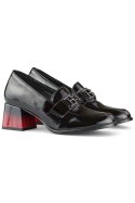 Czółenka Model GD-FL478-B Black - PRIMO PRIMO Czółenka Model GD-FL478-B Black - PRIMO PRIMO
