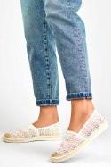 Espadryle Model XY2832-2W White - PRIMO PRIMO Espadryle Model XY2832-2W White - PRIMO PRIMO