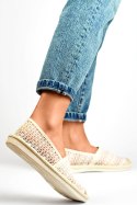 Espadryle Model XY2832-3BE Beige - PRIMO PRIMO Espadryle Model XY2832-3BE Beige - PRIMO PRIMO