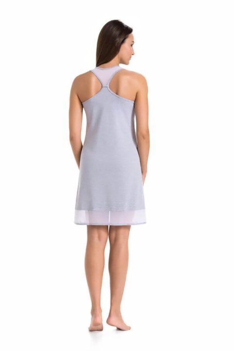 Koszulka nocna Koszula Nocna Model Veronika 2804 Grey - Teyli Teyli Koszulka nocna Koszula Nocna Model Veronika 2804 Grey - Teyli Teyli