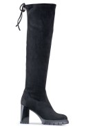 Kozaki Muszkieterki Model GD-FL3032 Black Zamsz - PRIMO PRIMO Kozaki Muszkieterki Model GD-FL3032 Black Zamsz - PRIMO PRIMO