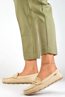 Mokasyny Model RQ032BE Beige - PRIMO PRIMO