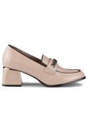 Półbuty Model GD-FL470BE Beige - PRIMO PRIMO Półbuty Model GD-FL470BE Beige - PRIMO PRIMO