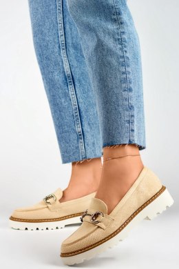 Półbuty Model GQ97BE Beige - PRIMO PRIMO