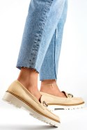 Półbuty Model GQ97BE Beige - PRIMO PRIMO Półbuty Model GQ97BE Beige - PRIMO PRIMO