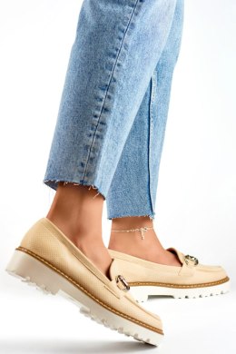 Półbuty Model GQ97BE Beige - PRIMO PRIMO
