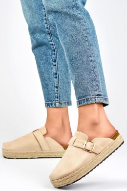 Sandał Klapki Model DM802BE Beige - PRIMO PRIMO