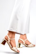 Sandały Model GD-FL1133BE Beige - PRIMO PRIMO Sandały Model GD-FL1133BE Beige - PRIMO PRIMO
