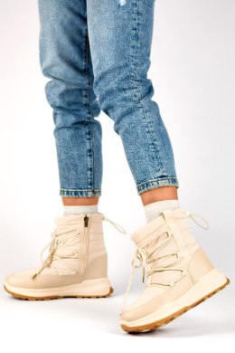 Śniegowce Model 24-16321BE Beige - PRIMO PRIMO