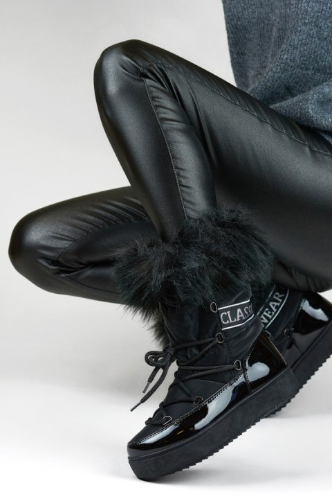 Śniegowce Model 5705-1B Black - PRIMO PRIMO Śniegowce Model 5705-1B Black - PRIMO PRIMO