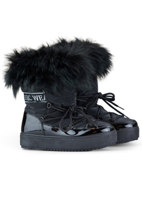 Śniegowce Model 5705-1B Black - PRIMO PRIMO Śniegowce Model 5705-1B Black - PRIMO PRIMO