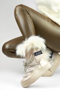 Śniegowce Model 5705-4BE Beige - PRIMO PRIMO Śniegowce Model 5705-4BE Beige - PRIMO PRIMO