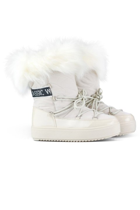 Śniegowce Model 5705-4BE Beige - PRIMO PRIMO Śniegowce Model 5705-4BE Beige - PRIMO PRIMO