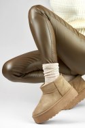 Śniegowce Model TL242-KH Beige - PRIMO PRIMO Śniegowce Model TL242-KH Beige - PRIMO PRIMO