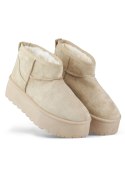 Śniegowce Model TL242-KH Beige - PRIMO PRIMO Śniegowce Model TL242-KH Beige - PRIMO PRIMO