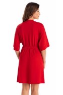 Szlafrok Damski Model Maddalena 2902 Red - Teyli Teyli Szlafrok Damski Model Maddalena 2902 Red - Teyli Teyli