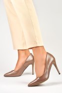 Szpilki Model GD-FL59TA Brown/Beige - PRIMO PRIMO