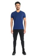 T-shirt Męski Model Dany V 1503 Jeans - Teyli Teyli T-shirt Męski Model Dany V 1503 Jeans - Teyli Teyli