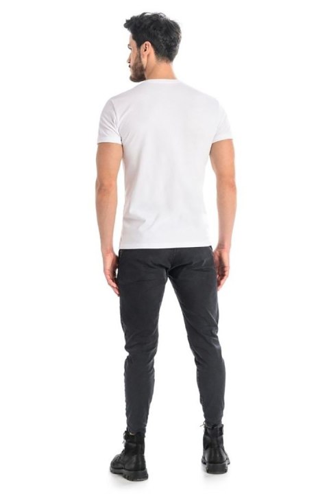 T-shirt Męski Model Luca 1502 White - Teyli Teyli T-shirt Męski Model Luca 1502 White - Teyli Teyli