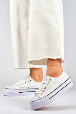 Trampki Model QY832-09BL.W White - PRIMO PRIMO