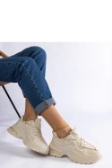 Beżowe sneakersy sportowe damskie Urena - Solea Solea Beżowe sneakersy sportowe damskie Urena - Solea Solea