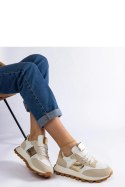 Beżowe sneakersy z widocznym protektorem Restia - Solea Solea Beżowe sneakersy z widocznym protektorem Restia - Solea Solea