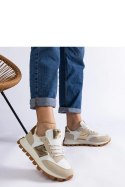 Beżowe sneakersy z widocznym protektorem Restia - Solea Solea Beżowe sneakersy z widocznym protektorem Restia - Solea Solea