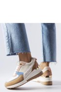 Beżowo-niebieskie sneakersy Mireault - Solea Hurtownia odzieży on-line, moda damska, bielizna i obuwie dla kobiet - Matterhorn.p Solea Beżowo-niebieskie sneakersy Mireault - Solea Hurtownia odzieży on-line, moda damska, bielizna i obuwie dla kobiet - Matterhorn.p Solea