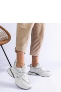 Białe damskie sneakersy na masywnej podeszwie Colunga - Solea Solea Białe damskie sneakersy na masywnej podeszwie Colunga - Solea Solea