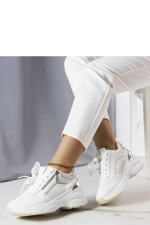 Białe sneakersy na koturnie Stacey - Solea Solea Białe sneakersy na koturnie Stacey - Solea Solea