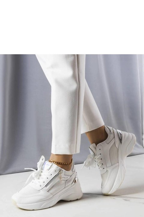 Białe sneakersy na koturnie Stacey - Solea Solea Białe sneakersy na koturnie Stacey - Solea Solea