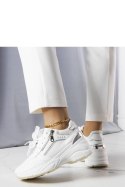 Białe sneakersy na koturnie Stacey - Solea Solea Białe sneakersy na koturnie Stacey - Solea Solea