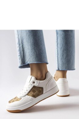 Białe sneakersy zdobione monogramem Isidora - Solea Solea