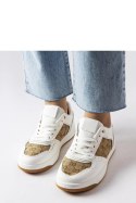 Białe sneakersy zdobione monogramem Isidora - Solea Solea Białe sneakersy zdobione monogramem Isidora - Solea Solea