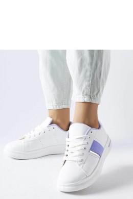 Białe sportowe buty z fioletowym akcentem Marei - Solea Solea