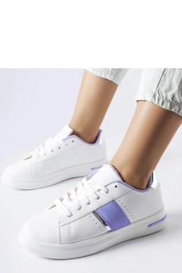Białe sportowe buty z fioletowym akcentem Marei - Solea Solea