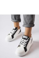 Biało-czarne buty ze srebrnym akcentem Palais - Solea Solea Biało-czarne buty ze srebrnym akcentem Palais - Solea Solea